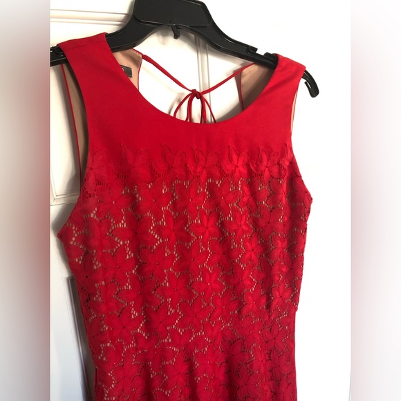 Muse red floral party dress- great condition! - Picture 2 of 10